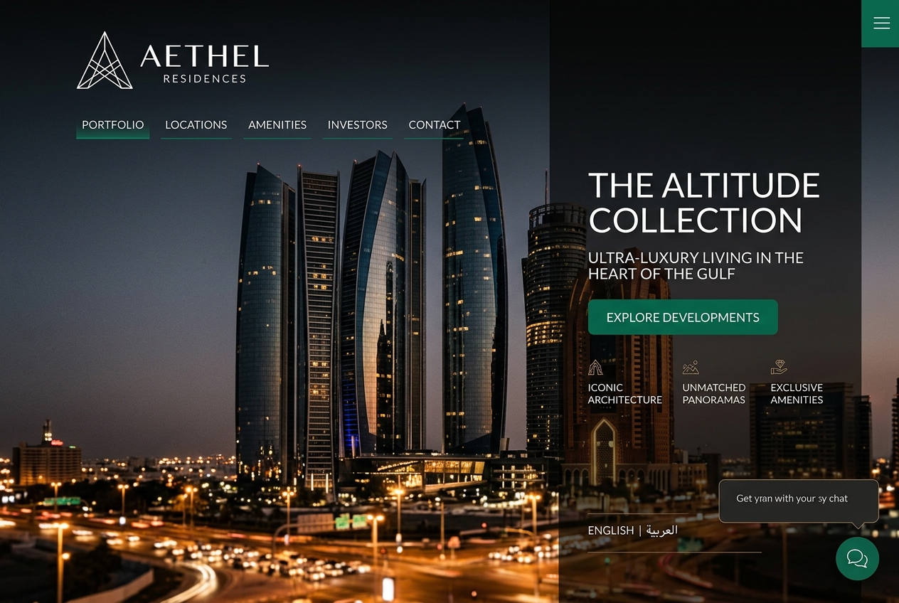 Ardh Residences — Luxury real estate digital platform